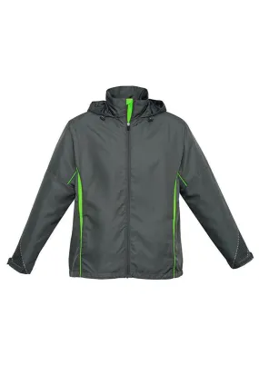 Adults Razor Team Jacket Grey/Fluro Lime