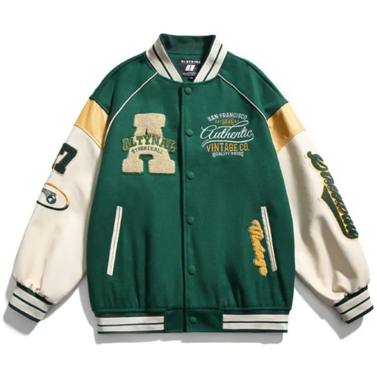 Altynal Varsity Baseball Bomber Jacket