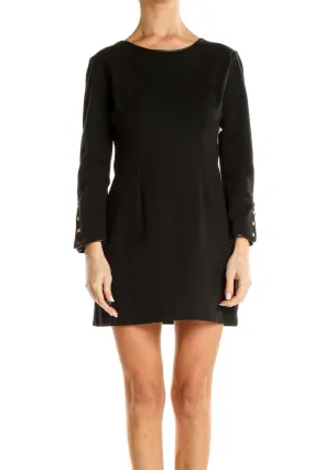 Black Fit & Flare Mini Dress