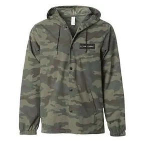 Black Sheep Camo Hooded Coaches Jacket