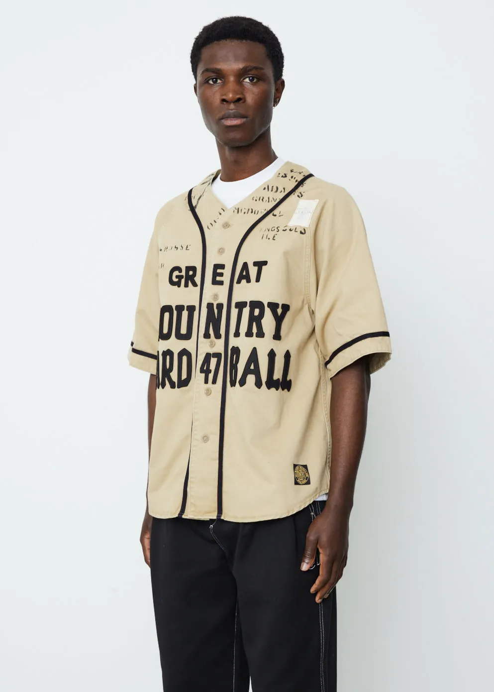 Chino Great Kountry Damaged Baseball Shirt