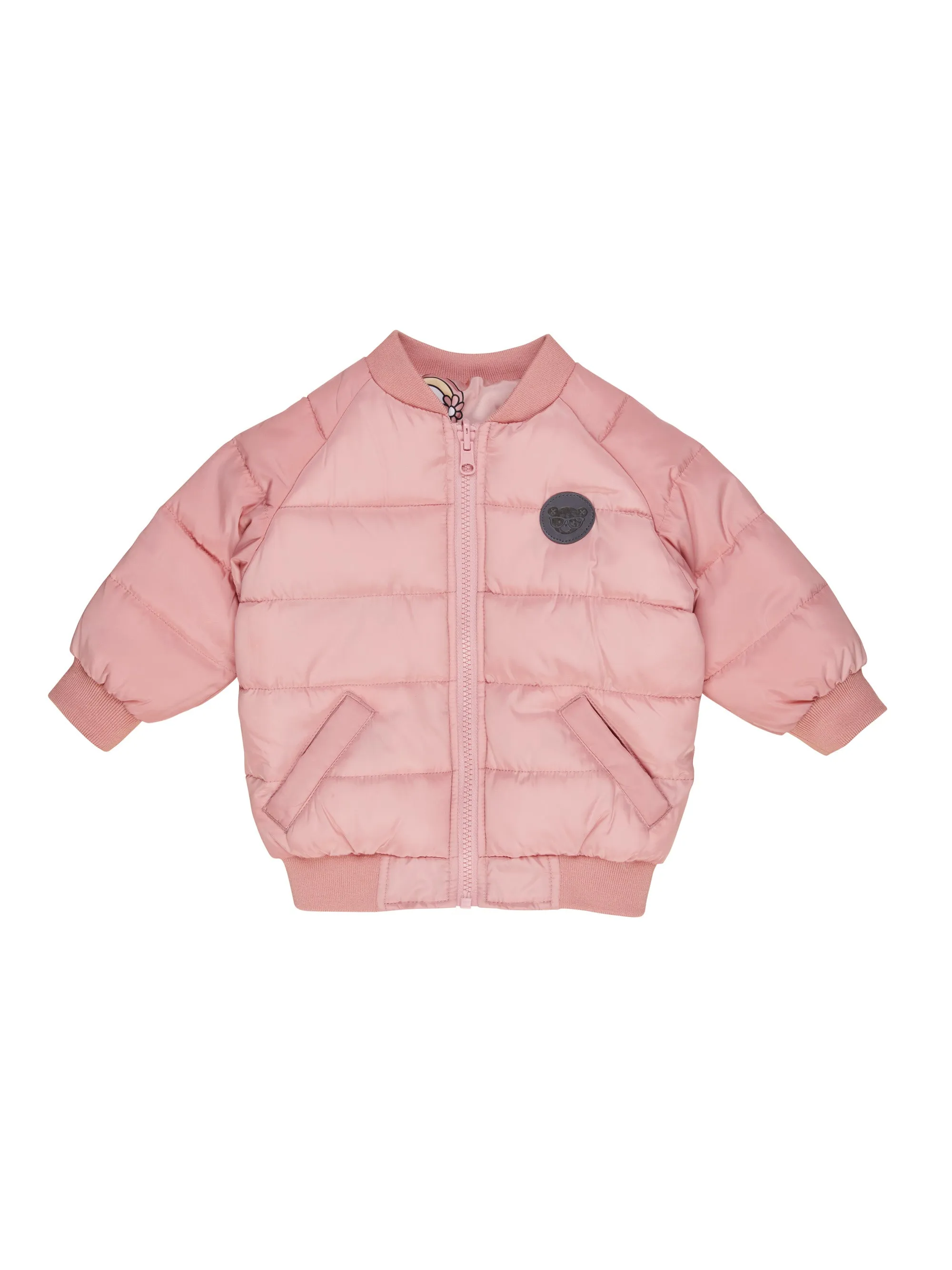 Daisy Rainbow Reversible Bomber