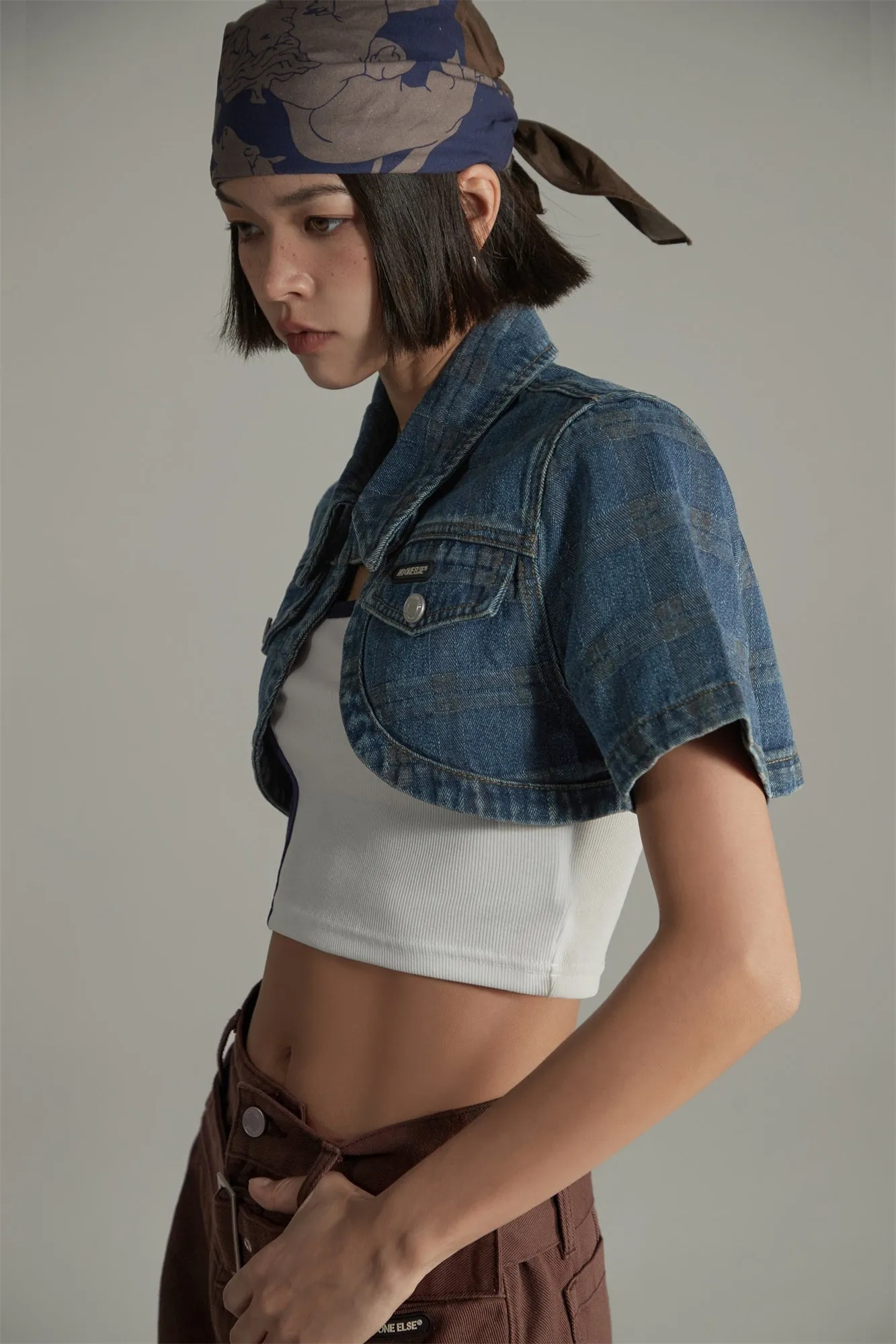 Denim Bolero Jacket