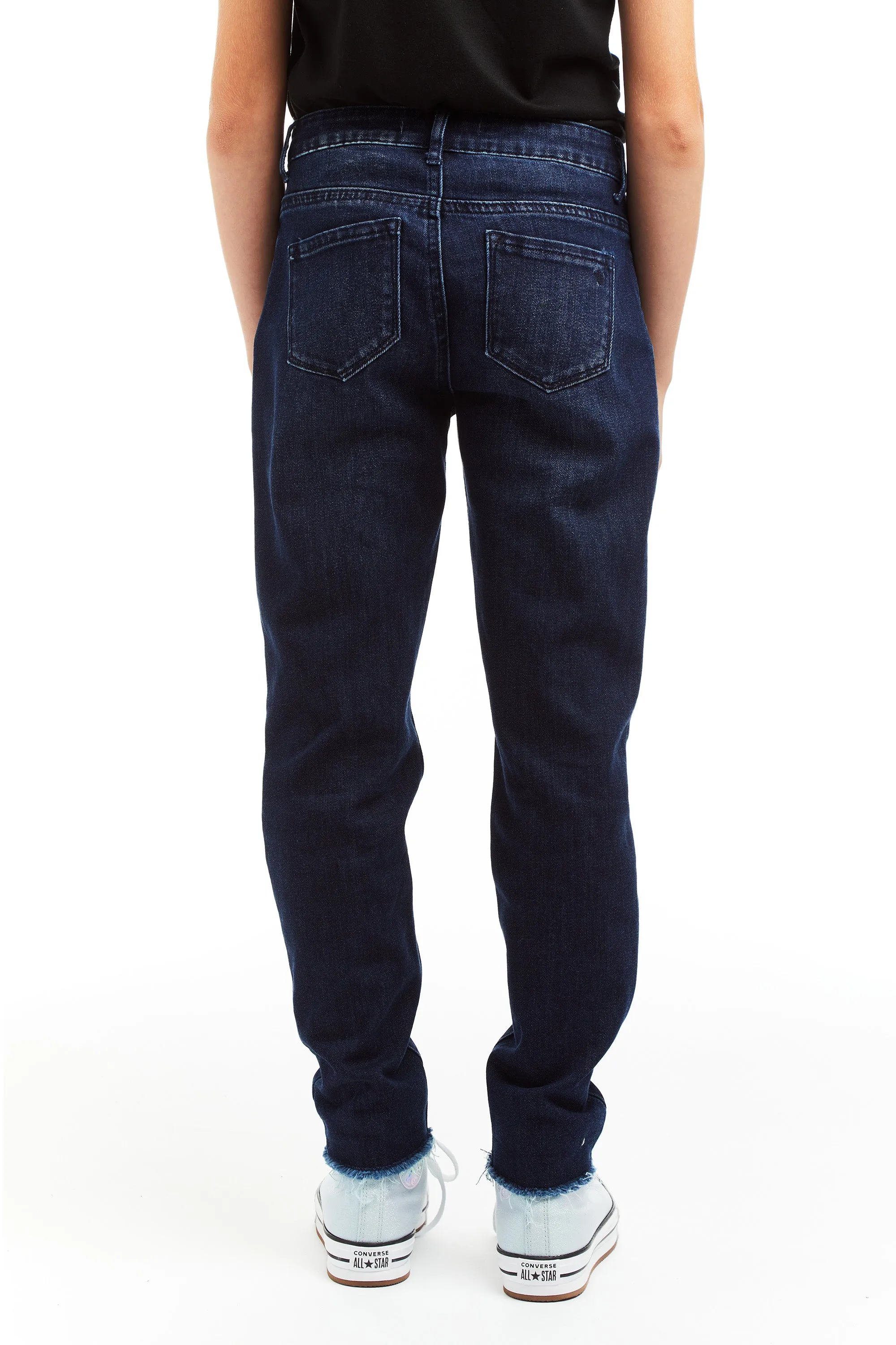 Destructed Weekender Pant In Indigo