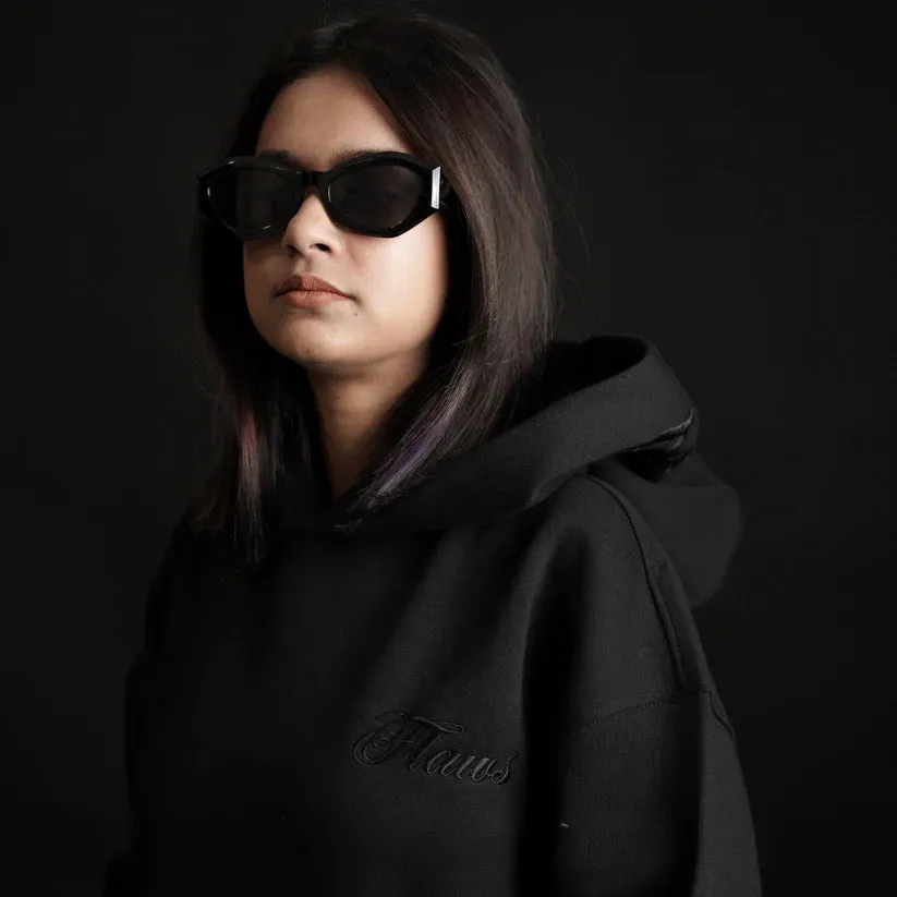 Founders Edition Black Hoodie Oversized