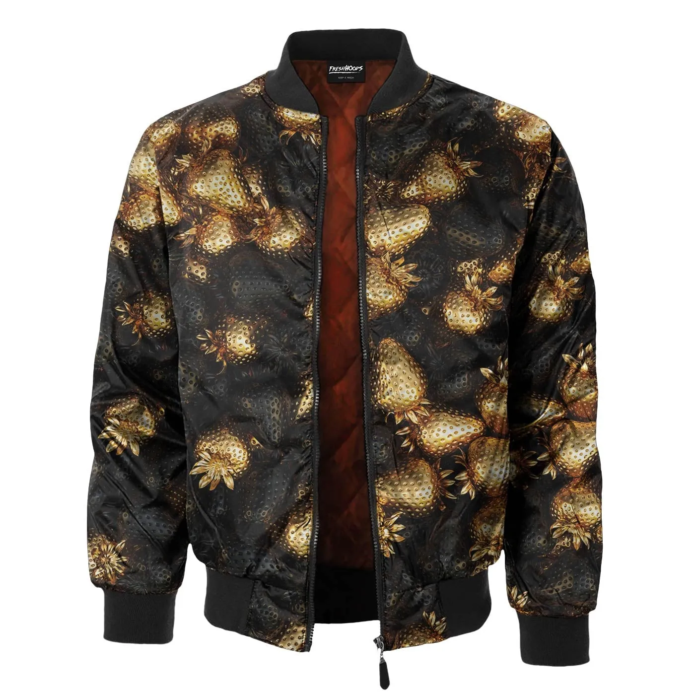 Golden Treasure Bomber Jacket