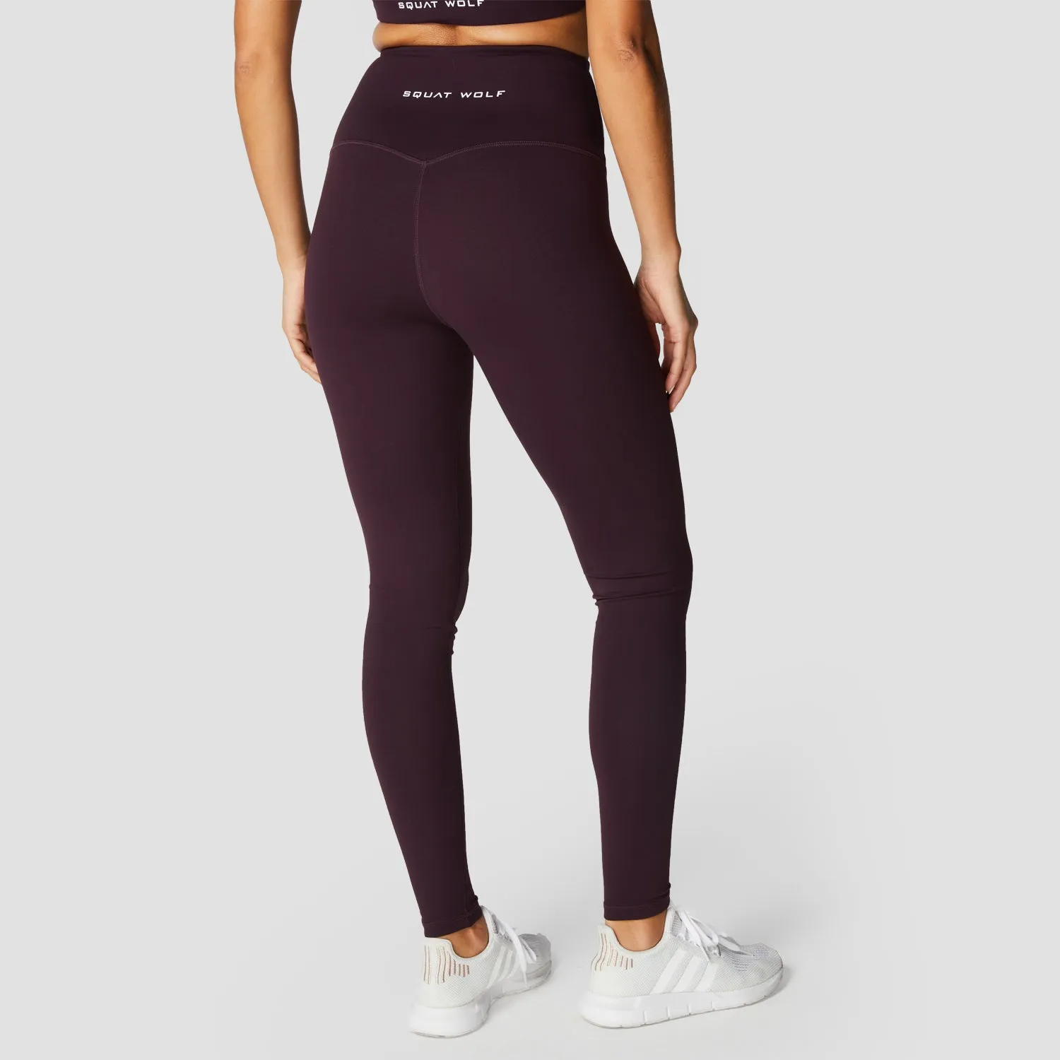 Hera High-Waisted Leggings - Burgundy