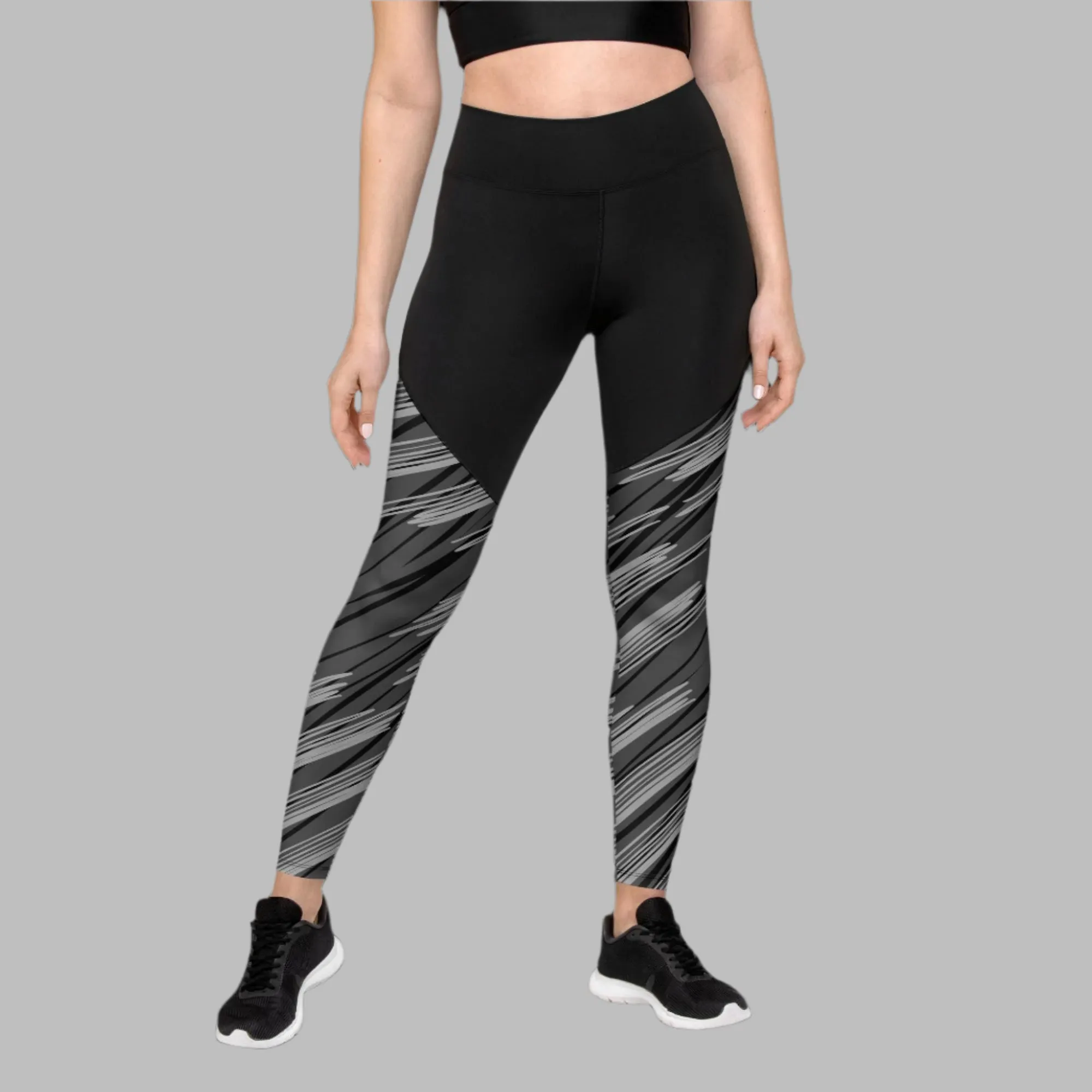 High-Waisted Compression Sports Leggings