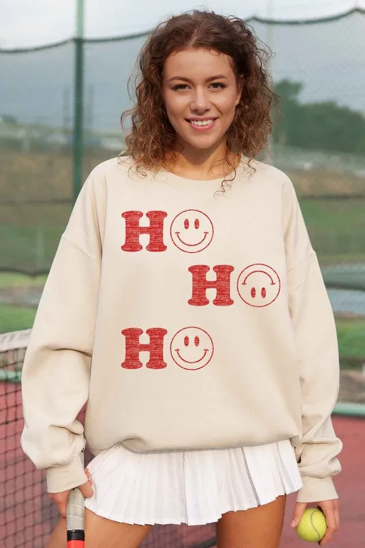 HO HO HO CHRISTMAS OVERSIZED SWEATSHIRT