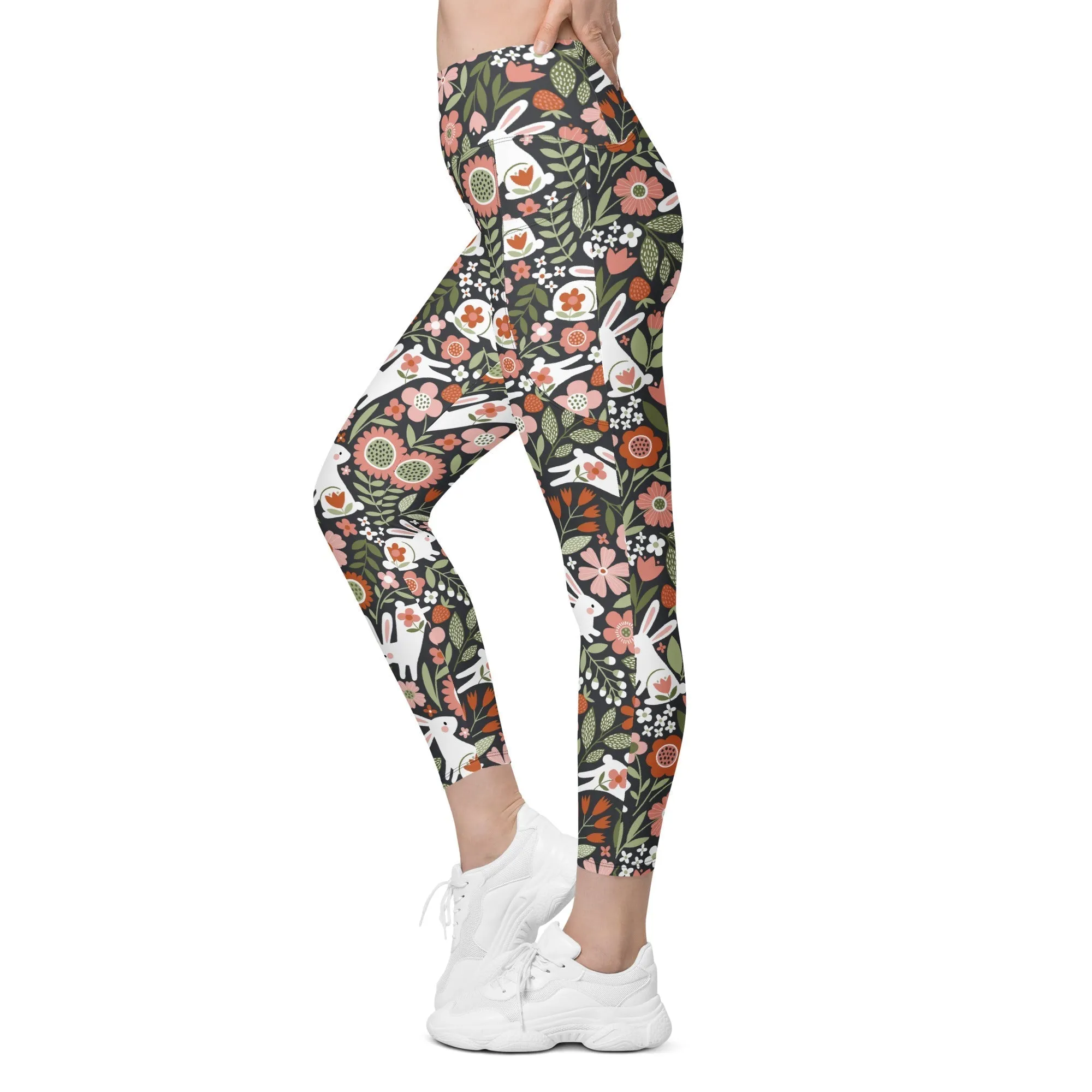 Hopping Bunny Leggings With Pockets