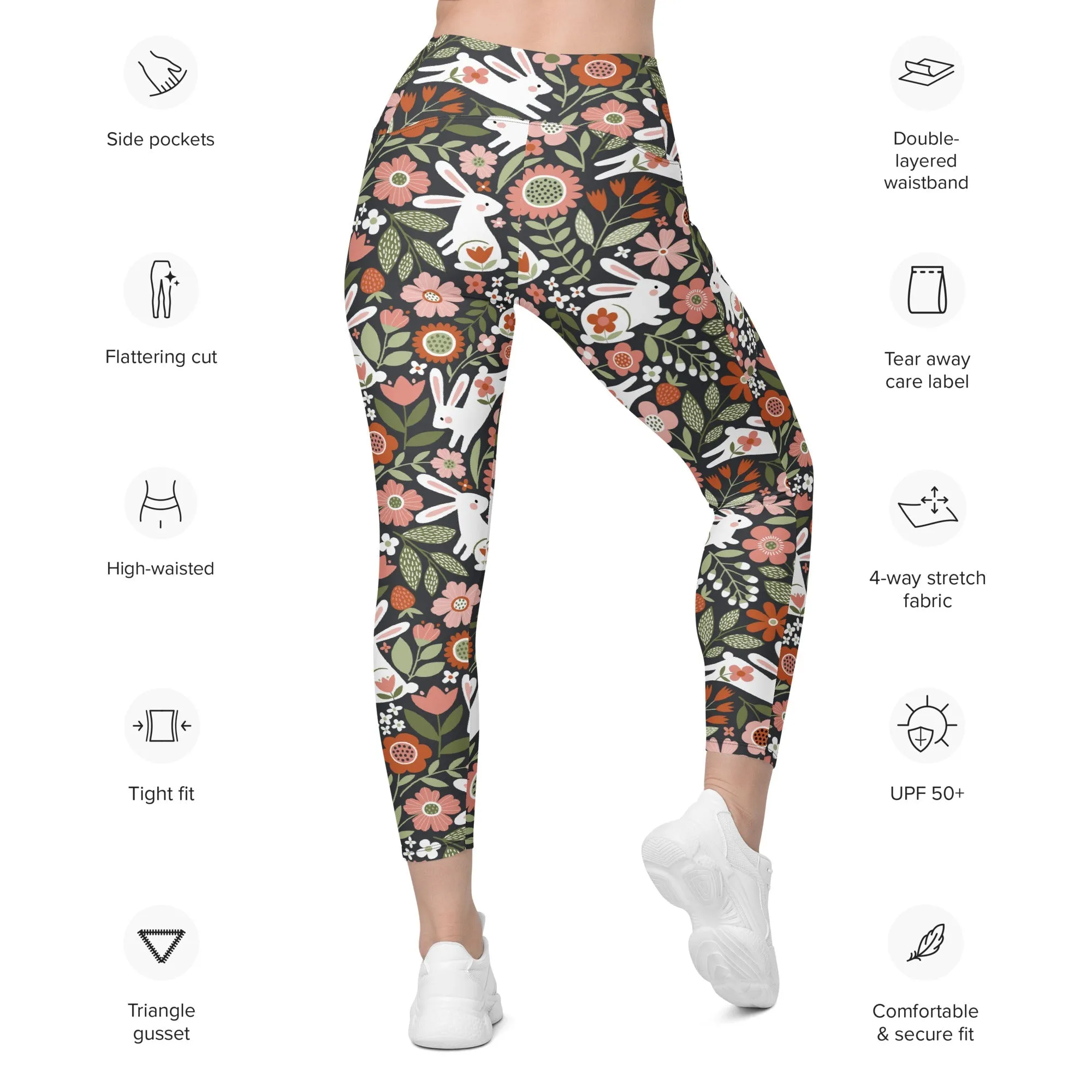 Hopping Bunny Leggings With Pockets