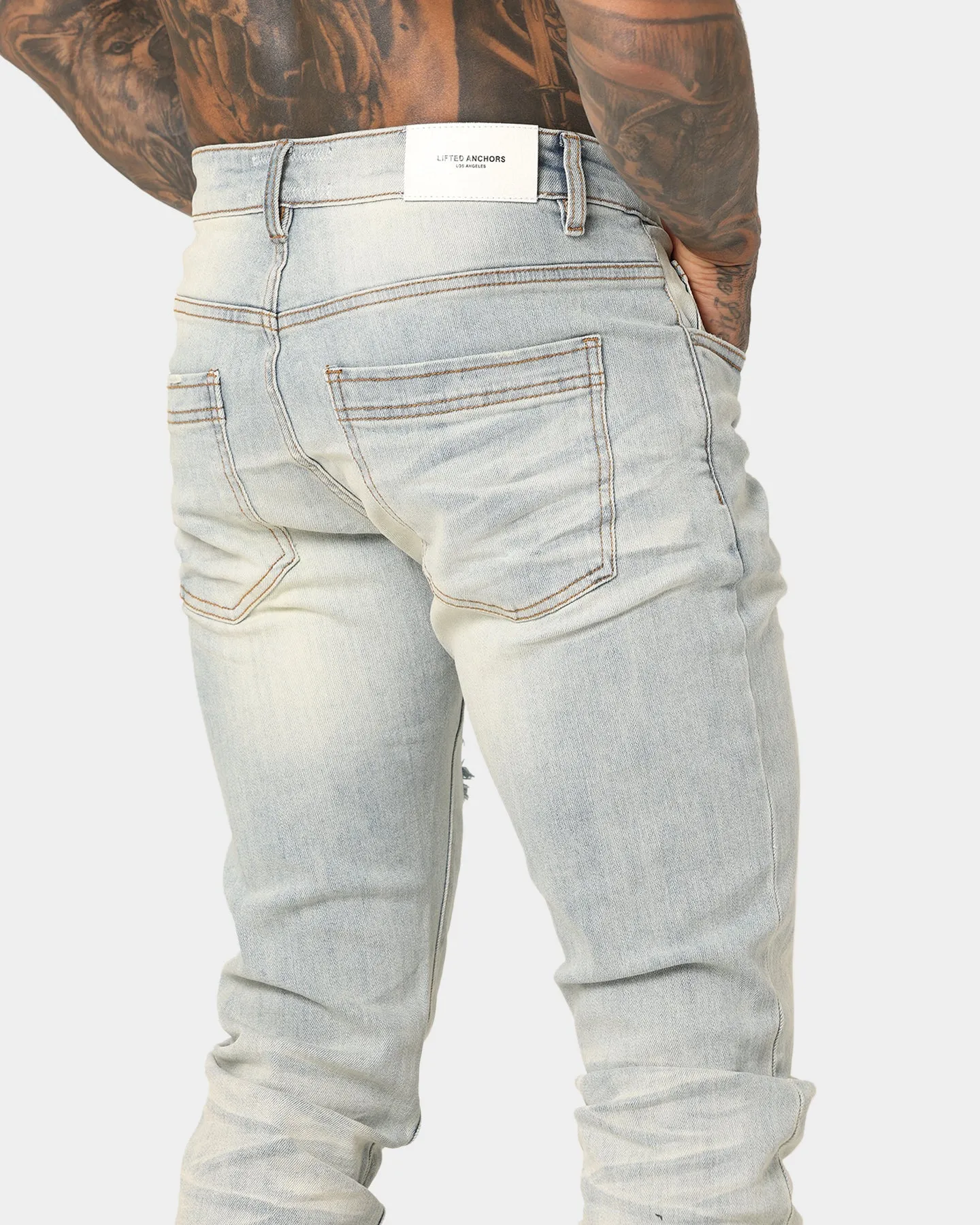 Lifted Anchors "Uniform" Denim Pants Blue