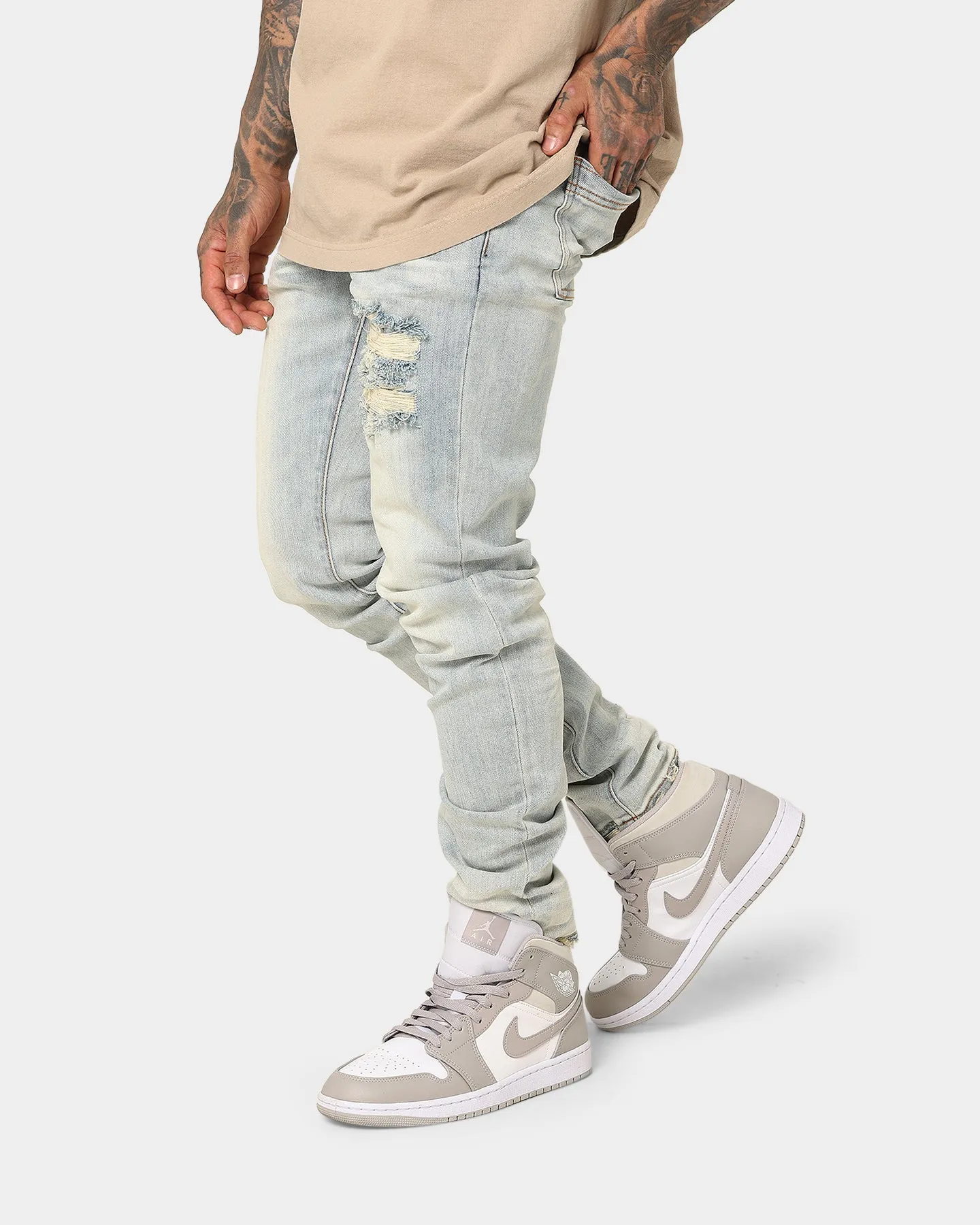 Lifted Anchors "Uniform" Denim Pants Blue