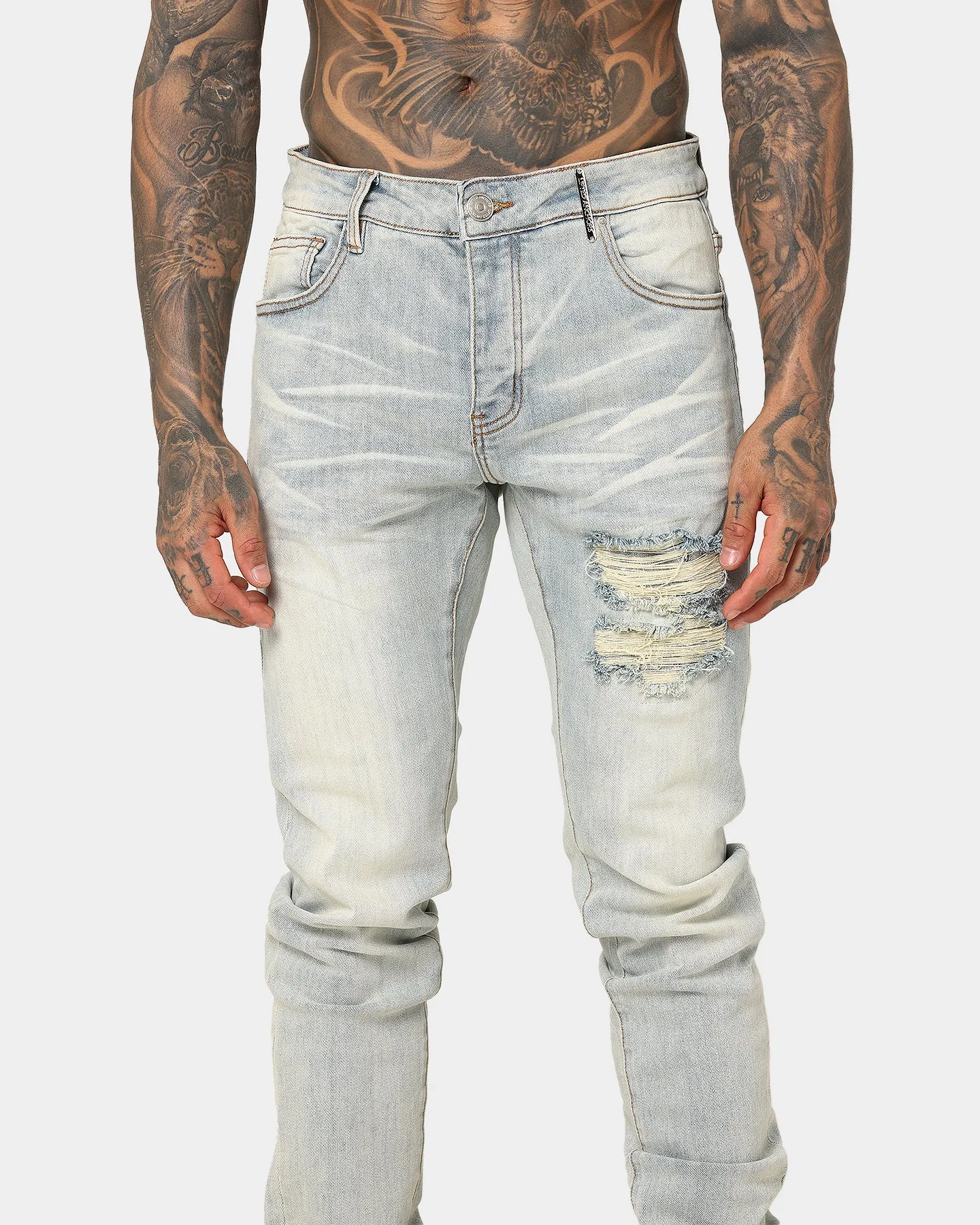 Lifted Anchors "Uniform" Denim Pants Blue