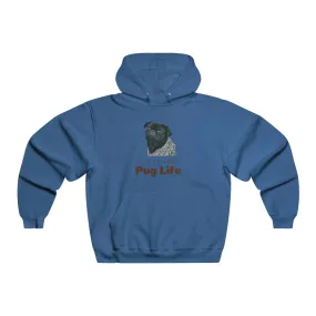 Living the Pug Life Dog POD Men's NUBLEND® Hooded Sweatshirt