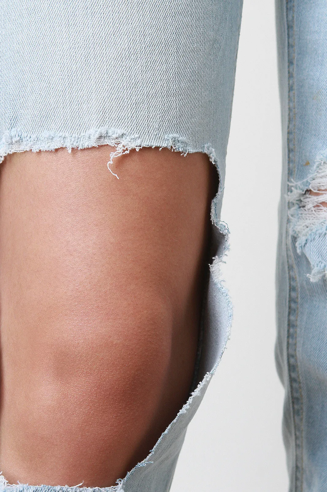 Low Rise Distressed Boyfriend Jeans