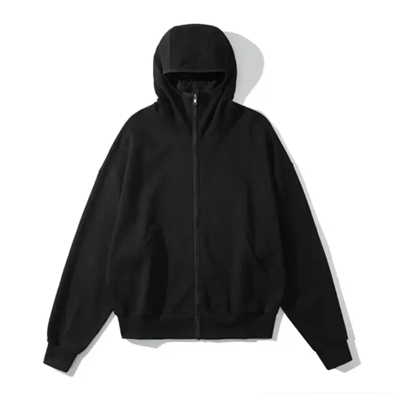 Oversized Retro Warmer Zip Hoodie