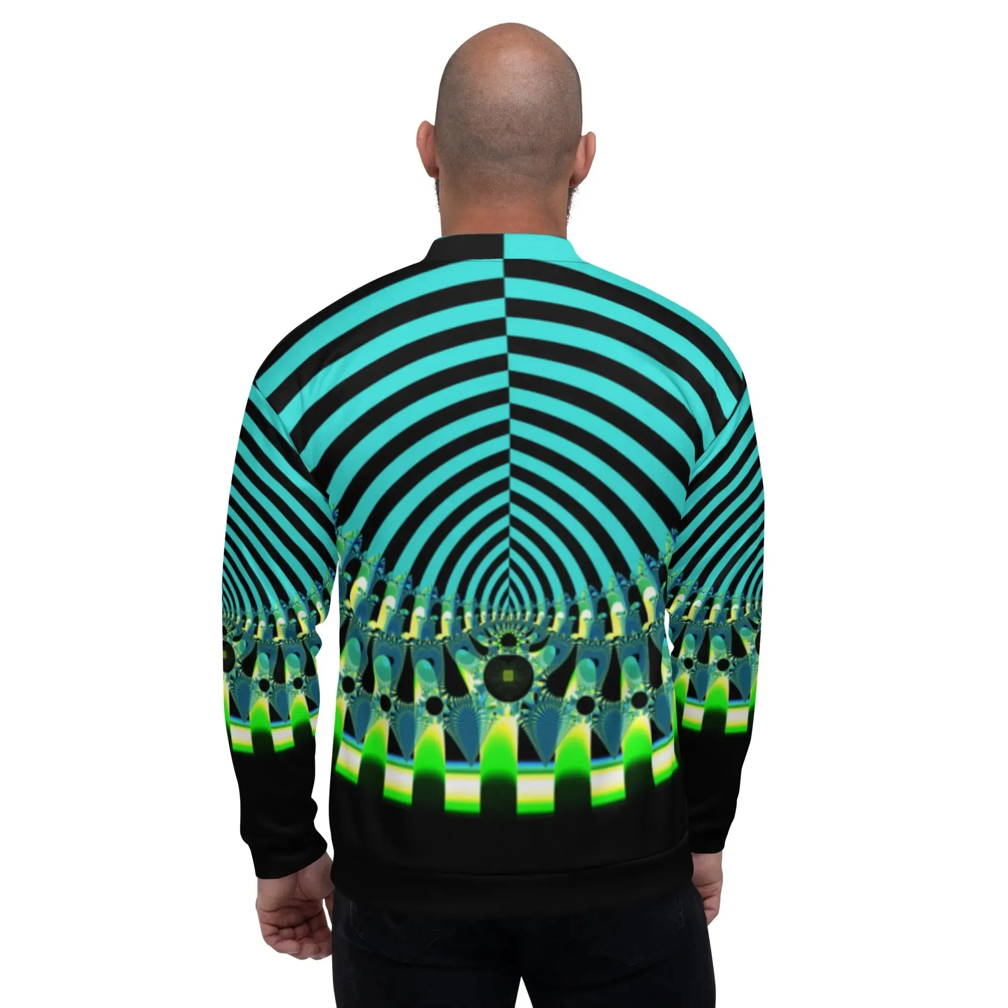 "Happy Stripes" Collection - Unisex Bomber Jacket