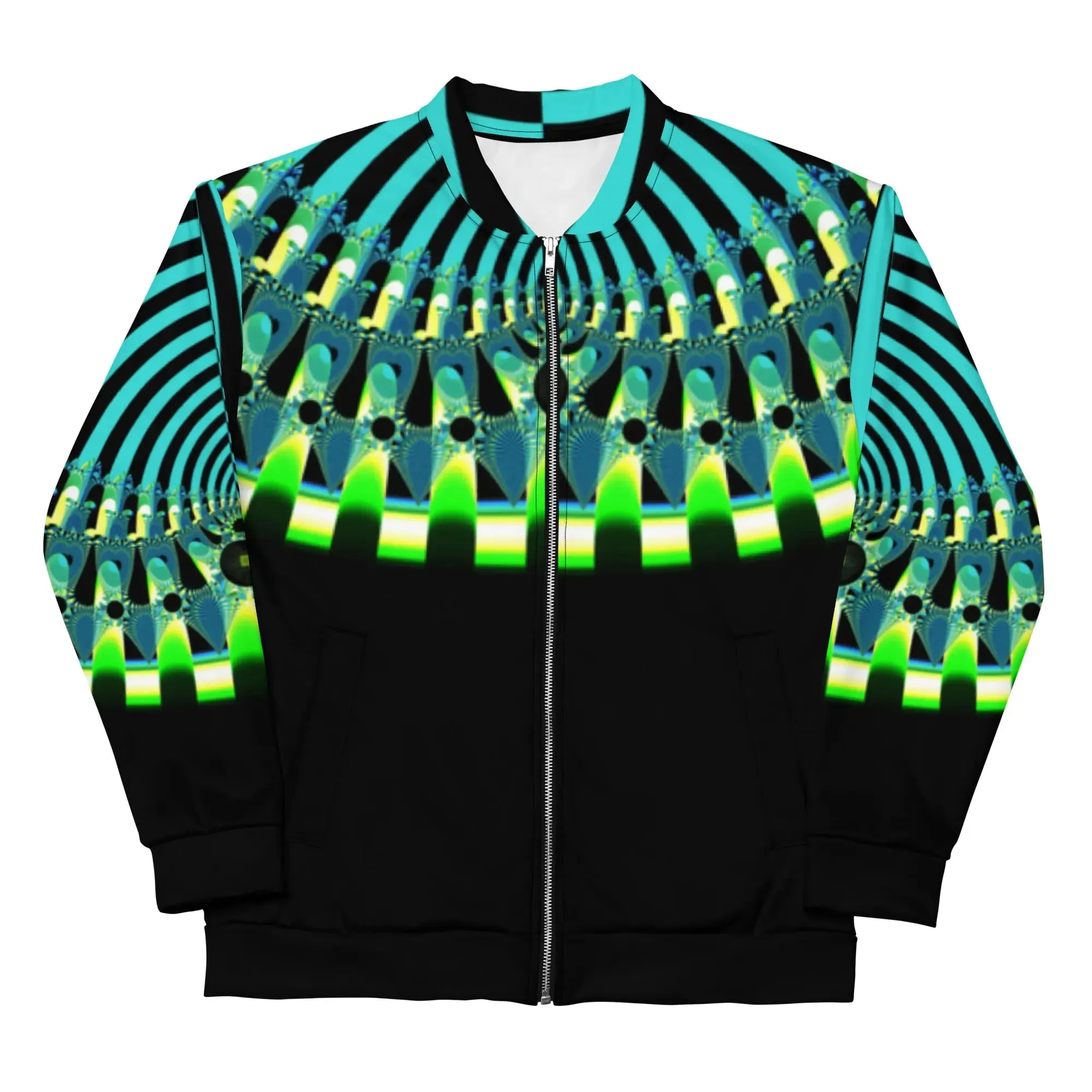 "Happy Stripes" Collection - Unisex Bomber Jacket