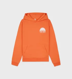 Racquet Club Hoodie - Pomodoro/White