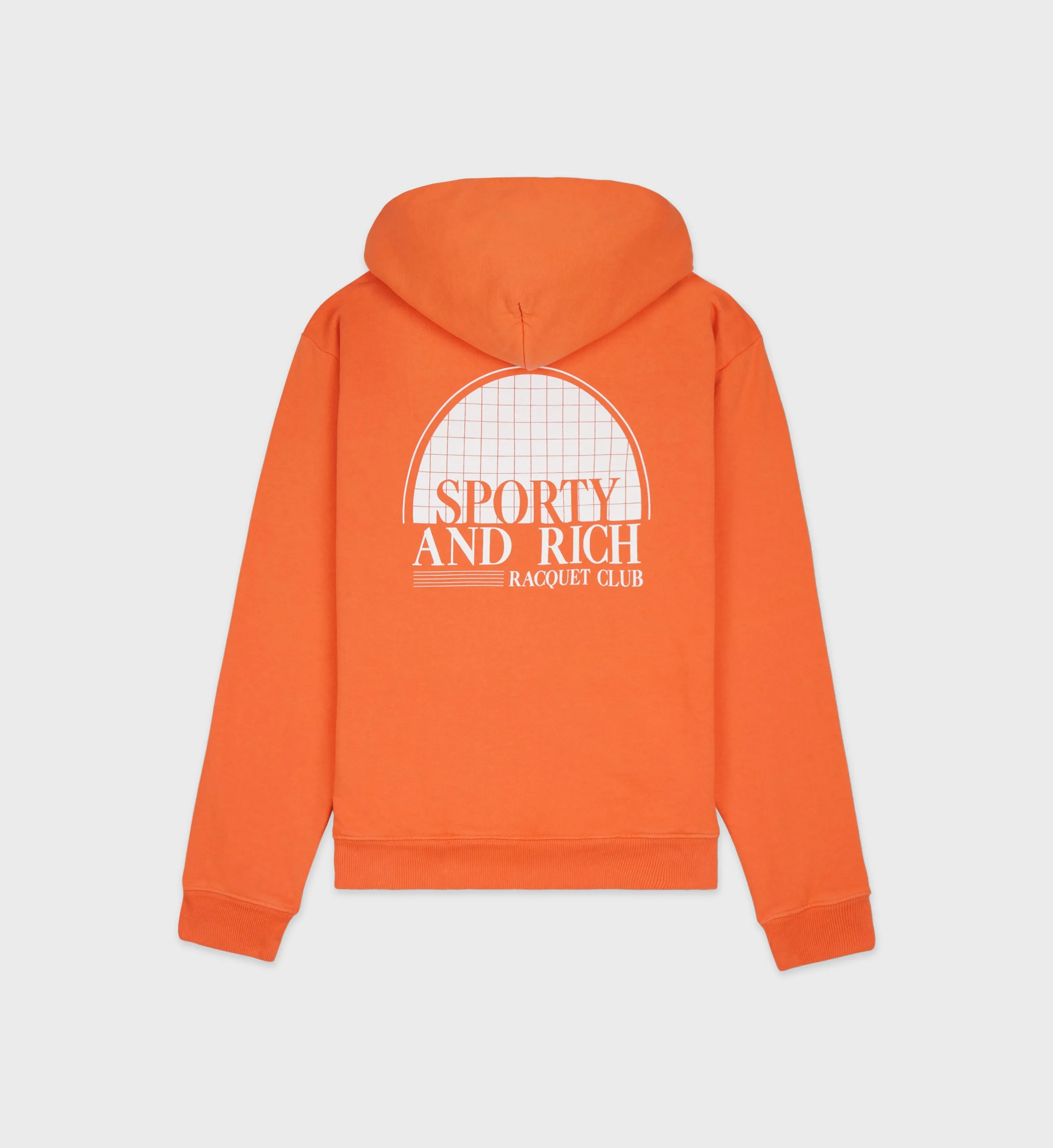 Racquet Club Hoodie - Pomodoro/White