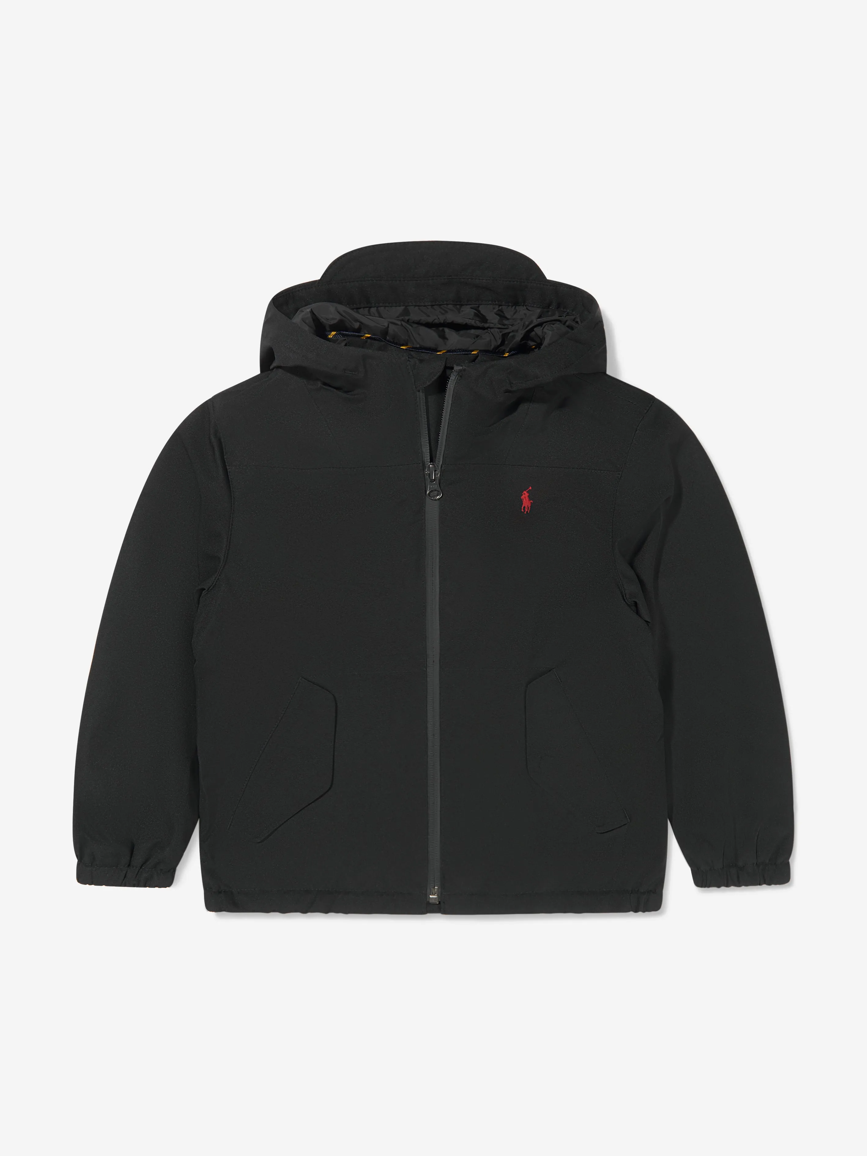 Ralph Lauren Boys Hooded Windbreaker in Black