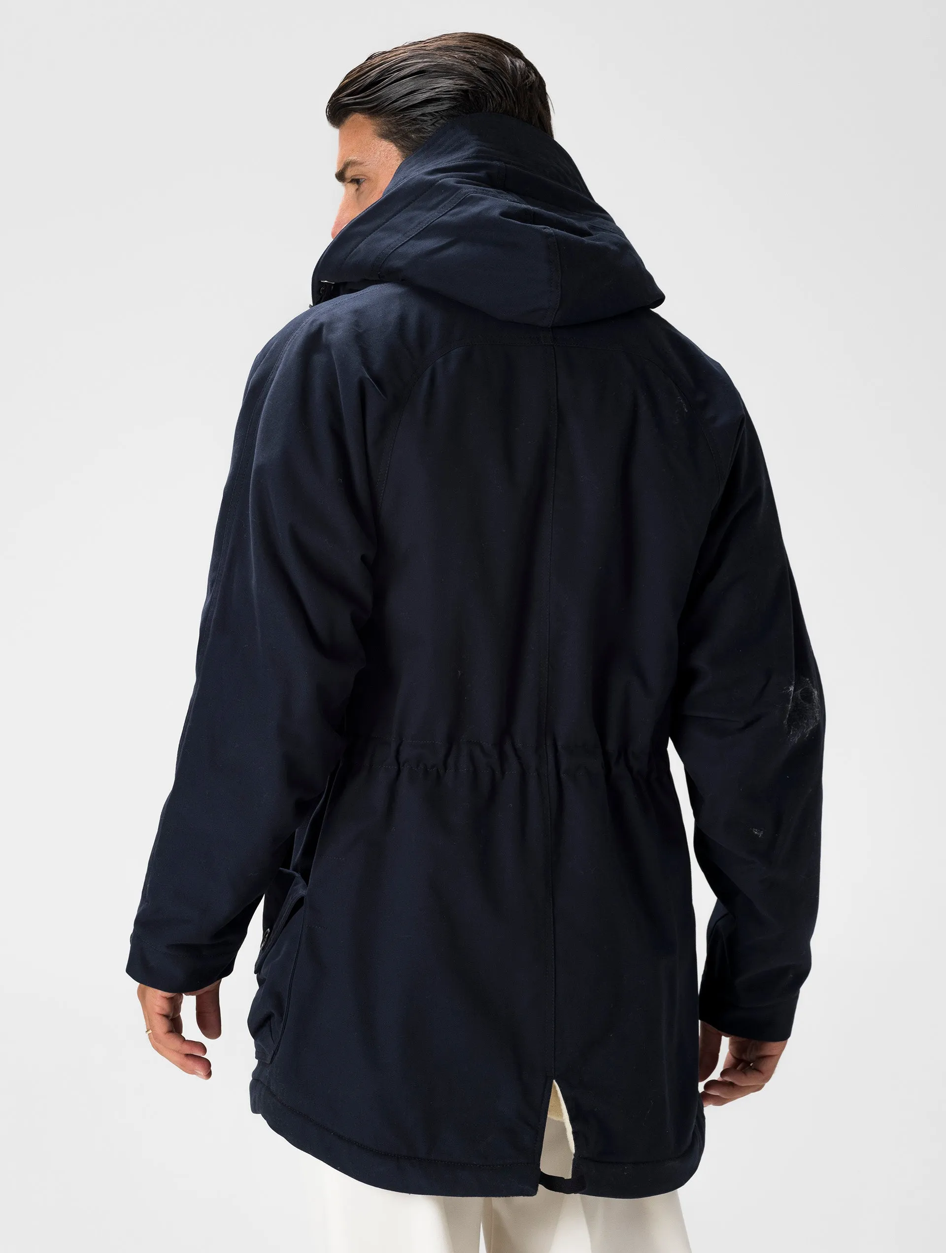 STORM PARKA IN BLUE NAVY