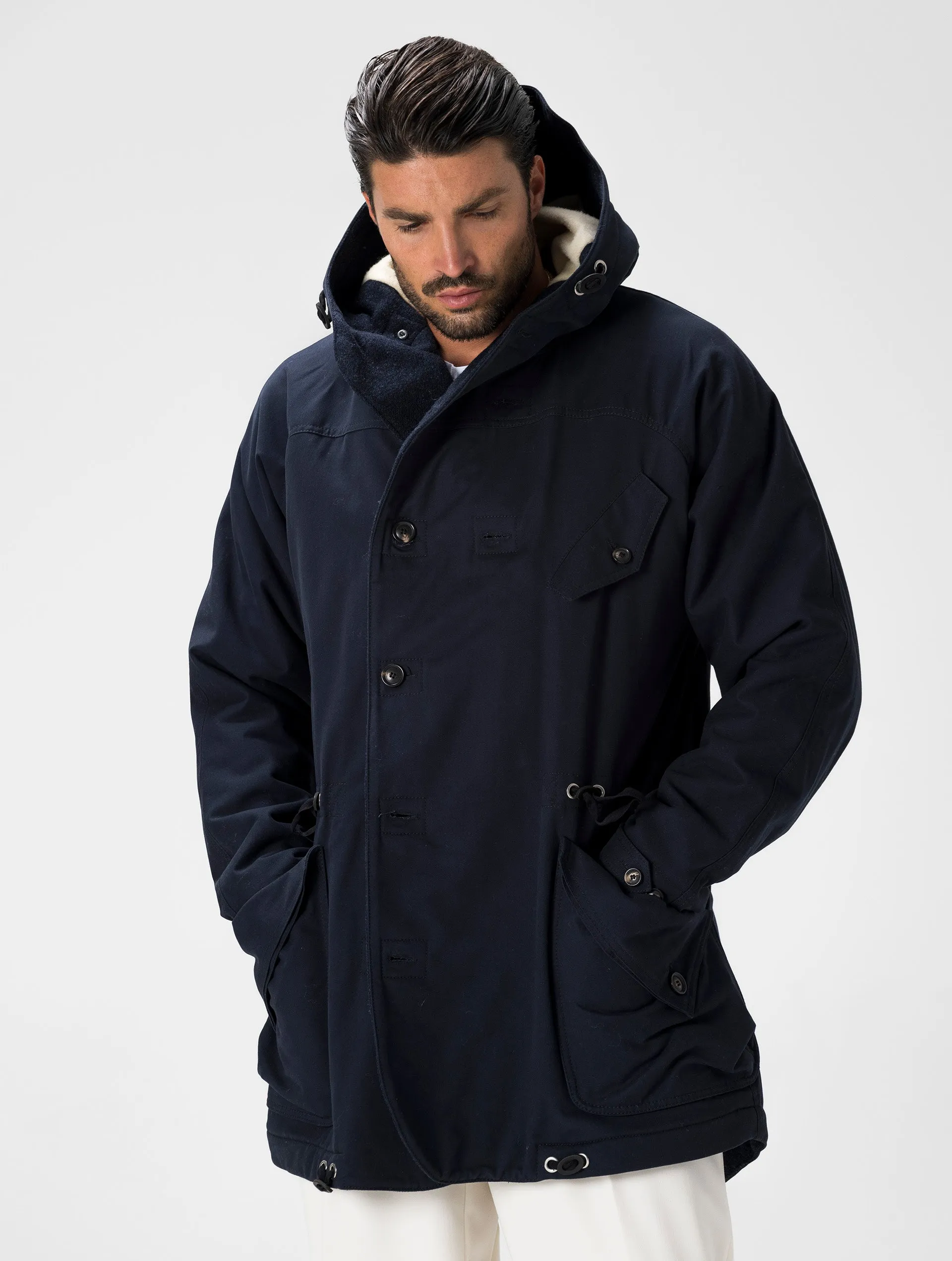 STORM PARKA IN BLUE NAVY