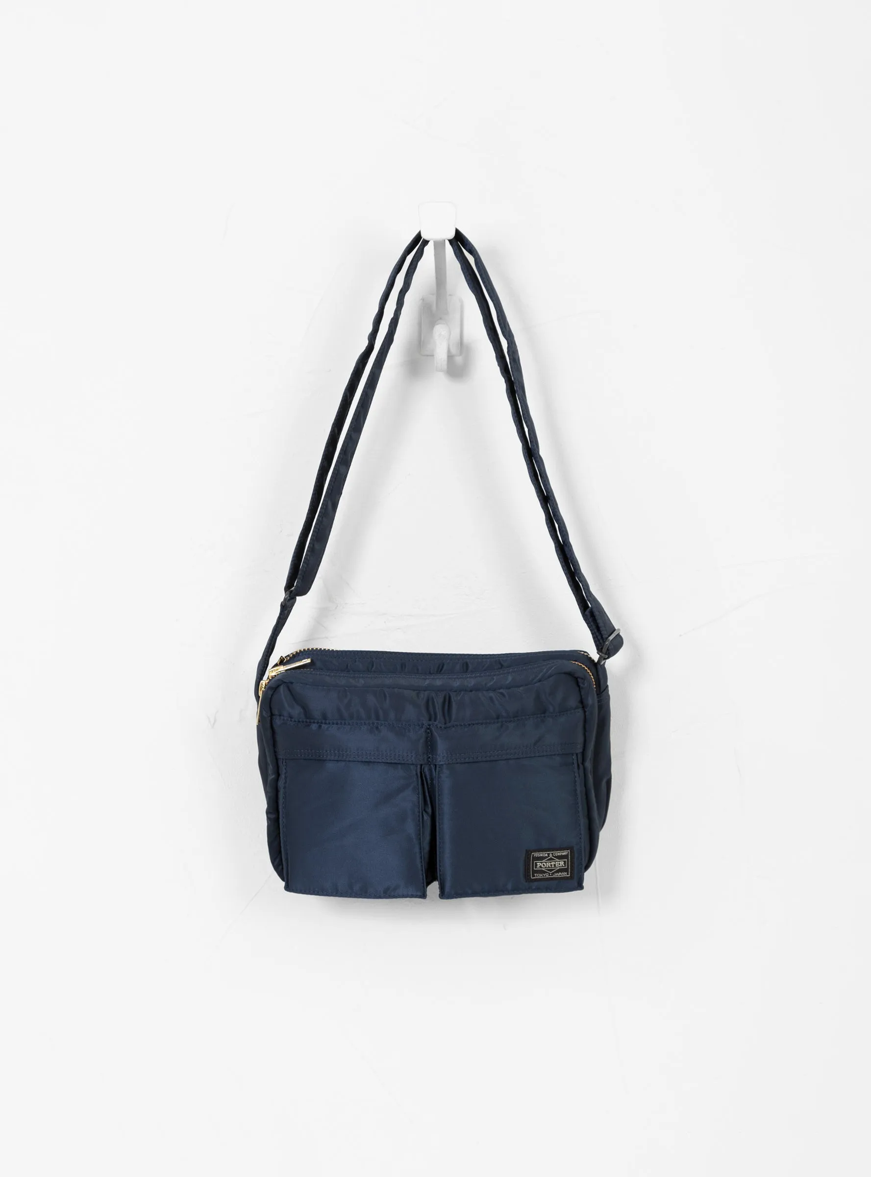 TANKER Shoulder Bag Small Iron Blue