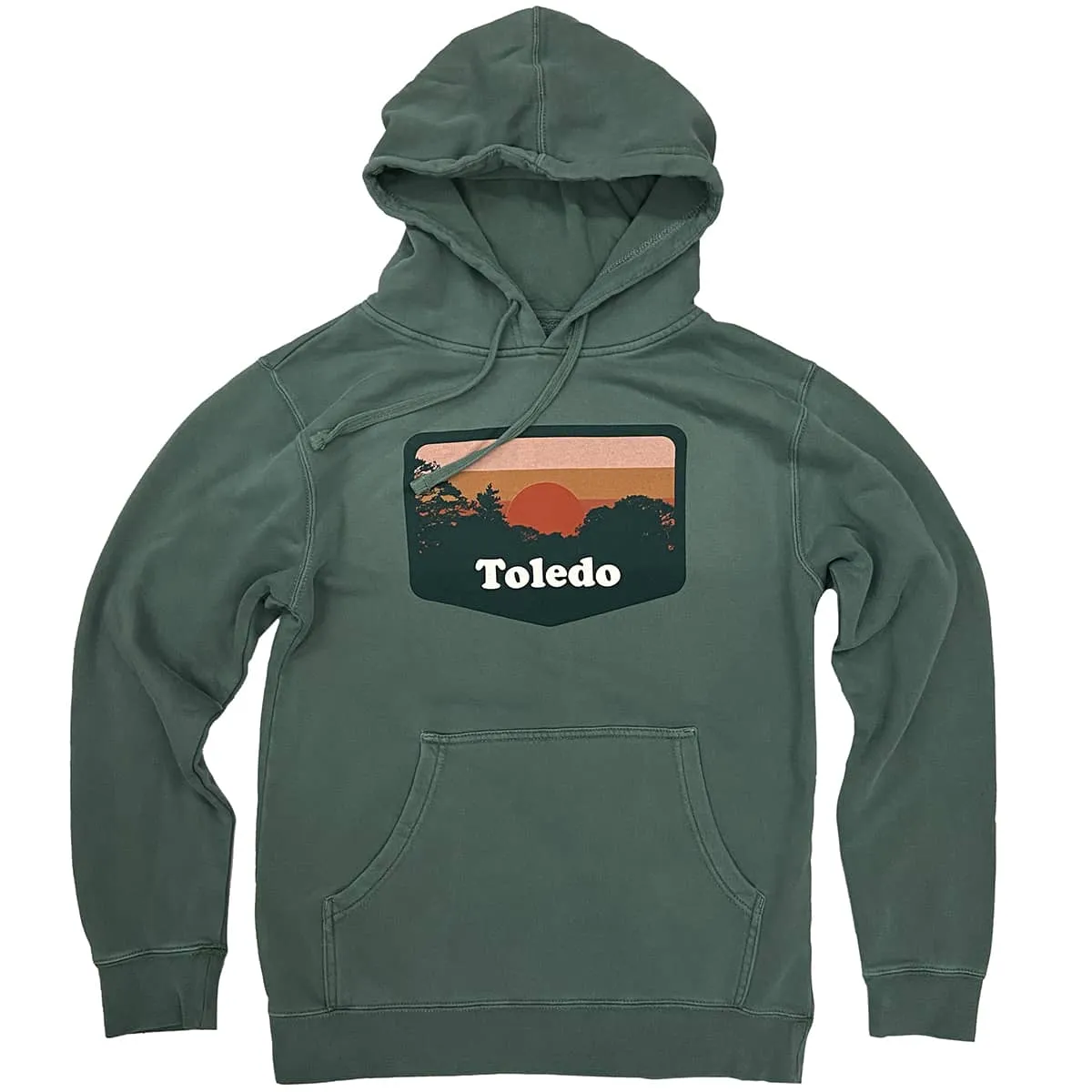 Toledo Sunset Pigment Dyed Hoodie