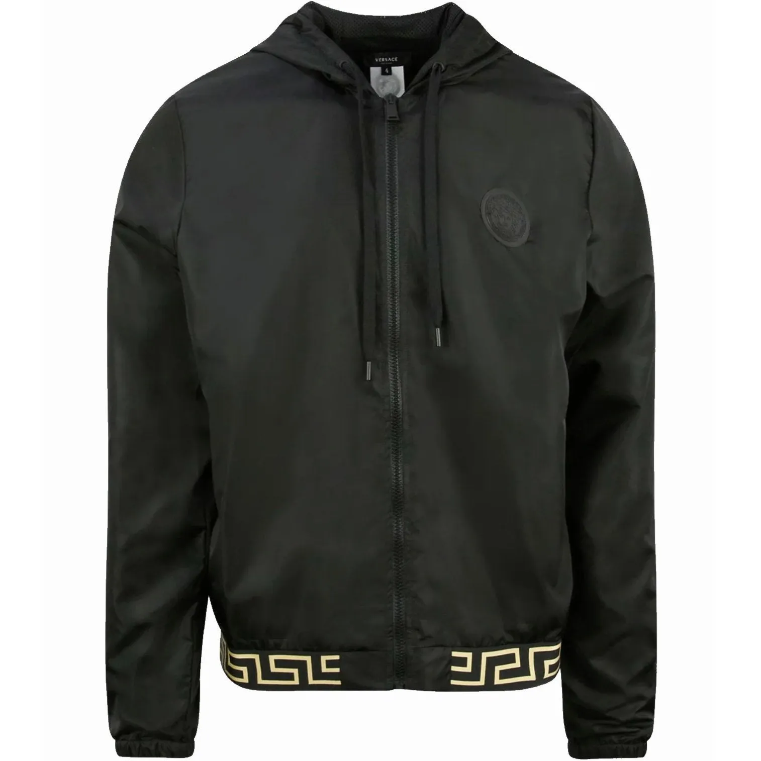 Versace Logo Hooded Windbreaker