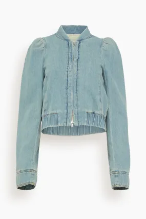 Volca Denim Jacket in Ice Blue