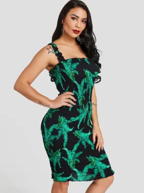 Wholesale Floral Print Backless Dresses