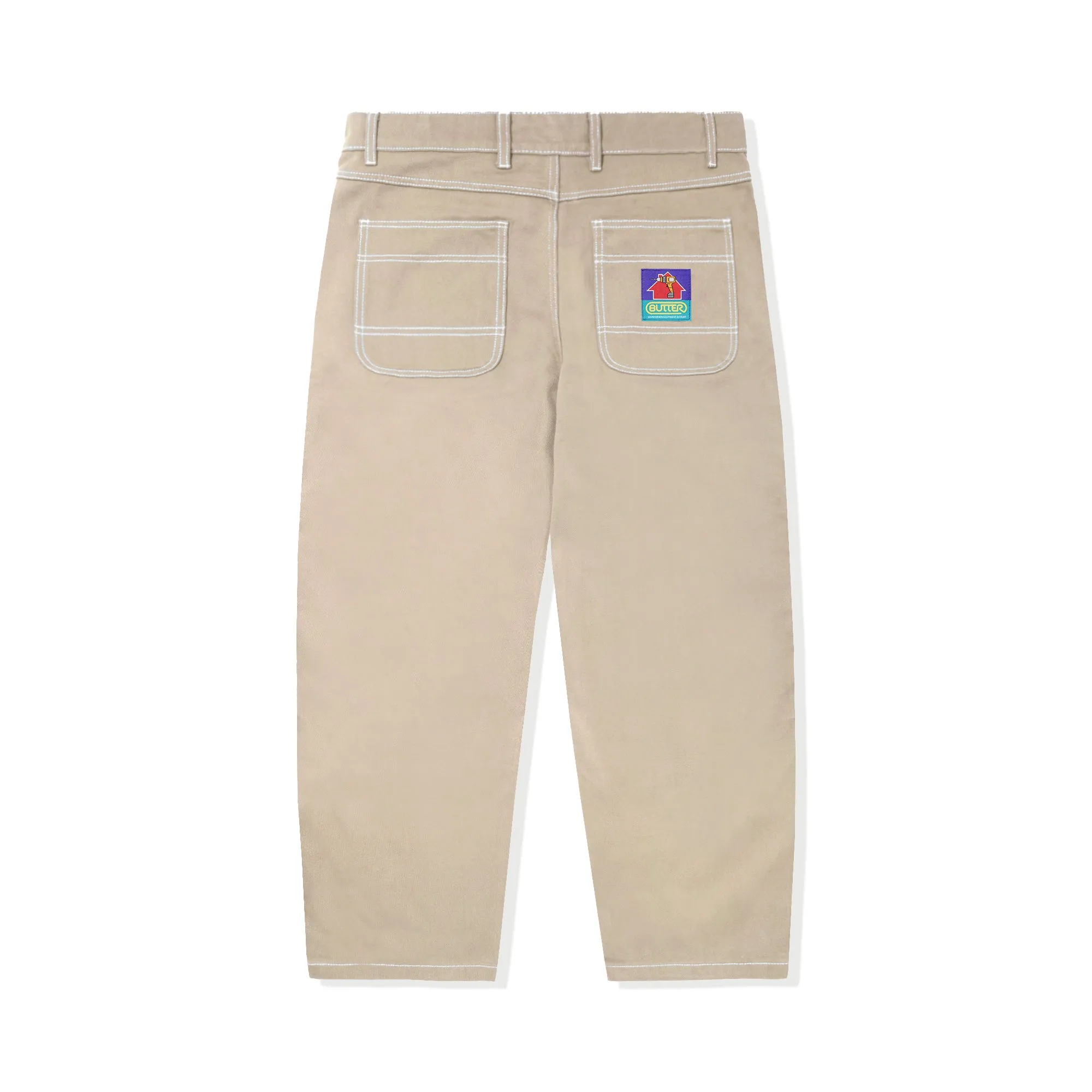 Work Double Knee Pants, Bone